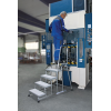 Arbeitspodest Stufen 4 eins.begehbar m.Handlauf H.800mm R13-Belag Arbeitspodest Stufen 4 eins.begehbar m.Handlauf H.800mm R13-Belag