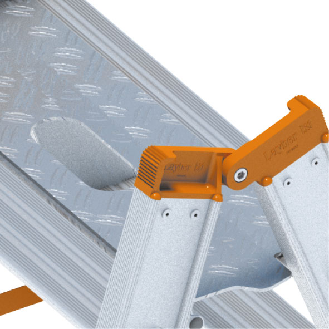 Schwerlasttritt Stufen 3 Pltform-H.700mm Alu.beids.begehbar-Beschreibung lesen