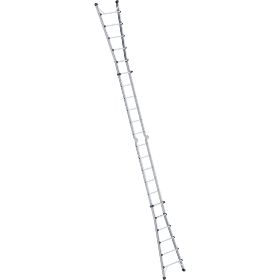 Teleskopleiter Alu.4x6 Sprossen max.Gesamtbelastung 150kg-Beschreibung lesen