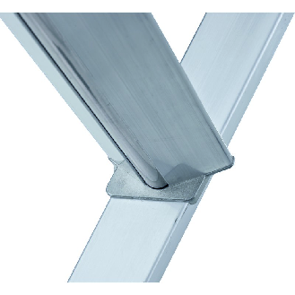 Stufenstehleiter 3 Stufen Alu.Gesamt-H.1340mm Ablageschale Ku.-Beschreibung lesen