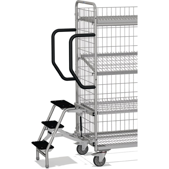 Tritufenmodul 3 Stufen Arbeits-H.2800mm f.Komm.-Wagen B 690mm Tritufenmodul 3 Stufen Arbeits-H.2800mm f.Komm.-Wagen B 690mm-Beschreibung lesen
