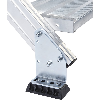 Treppenpodest Stufenbreite 800mm senkr.H.max.990mm A.1541mm 45Grad