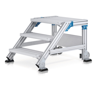 Treppenpodest Stufenbreite 800mm senkr.H.max.990mm A.1541mm 45Grad-Beschreibung lesen