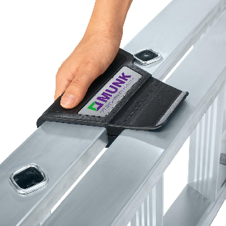 Stufenstehleiter 2x12 Stufen Alu.Gesamt-H.2790mm m.clip-step R13 Auflage-Beschreibung lesen