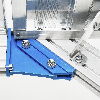 Pltformtreppe fahrbar Stufen-B.1000mm senkr.H.max2250mm A.1996mm 60Grad