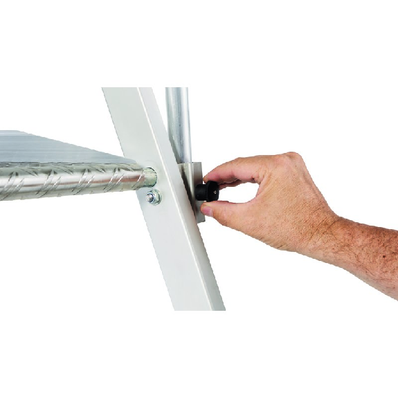 Plattformleiter 7 Stufen Alu-Plattform L400xB400mm mit klappbarem Handlauf Plattformleiter 7 Stufen Alu-Plattform L400xB400mm mit klappbarem Handlauf-Beschreibung lesen