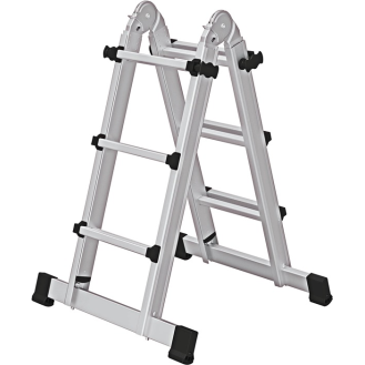 Teleskopleiter aus Aluminium 4x3-Beschreibung lesen