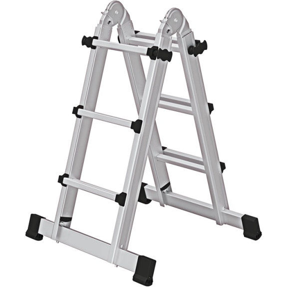 Teleskopleiter Alu 4x3 Sprossen Teleskopleiter Alu 4x3 Sprossen-Beschreibung lesen