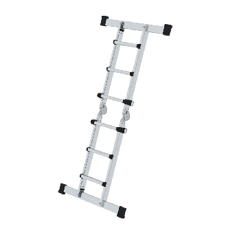 Teleskopleiter Alu 4x3 Sprossen-Beschreibung lesen