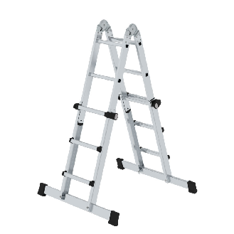Teleskopleiter Alu 4x3 Sprossen-Beschreibung lesen