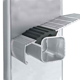 Anlegeleiter 16 Stufen Alu elox Arbeits-Höhe ca 5450mm-Beschreibung lesen