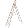 Stufenstehleiter aus Aluminium 12 Stufen