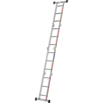 Vielzweckleiter Alu.Sprossen 4x3 geklappt H900xB700xT300mm-Beschreibung lesen