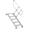 Treppe m.eins.Handlauf Stufen-B.800mm senkr.H.max.3250mm A.1947mm 60Grad Treppe m.eins.Handlauf Stufen-B.800mm senkr.H.max.3250mm A.1947mm 60Grad