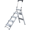 Sicherheitstreppe aus Aluminium mit 5 Stufen