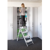 Sicherheitstreppe aus Aluminium mit 4 Stufen
