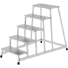 Arbeitspodest Stufen 5 eins.begehbar H.1000mm Warzenblech Arbeitspodest Stufen 5 eins.begehbar H.1000mm Warzenblech