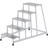 Arbeitspodest Stufen 5 eins.begehbar H.1000mm Warzenblech Arbeitspodest Stufen 5 eins.begehbar H.1000mm Warzenblech
