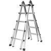 Teleskopleiter Alu.4x5 Sprossen max.Gesamtbelastung 150kg