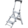 Sicherheitstreppe aus Aluminium mit 3 Stufen