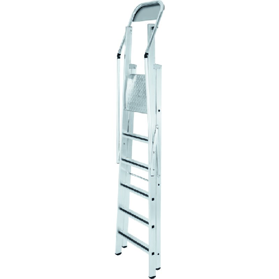 Pltformleiter 8 Stufen Alu.Pltf.L400xB400mm einklappbarem Sicherh.-Geländer Pltformleiter 8 Stufen Alu.Pltf.L400xB400mm einklappbarem Sicherh.-Geländer-Beschreibung lesen