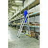 Plattformleiter 5 Stufen Alu L600xB630mm verfahrbar