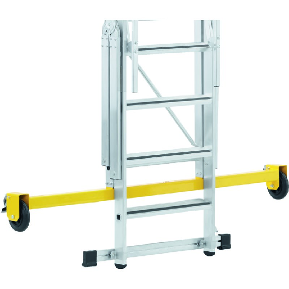 Plattformleiter 5 Stufen Alu L600xB630mm verfahrbar Plattformleiter 5 Stufen Alu L600xB630mm verfahrbar-Beschreibung lesen