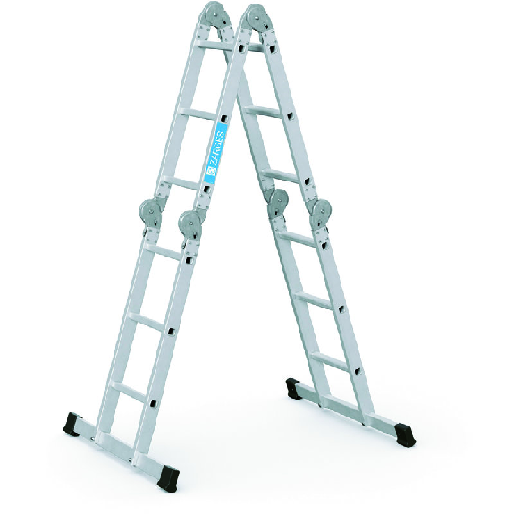 Vielzweckleiter Multitec M Alu.Sprossen 4x3 gekl.H1020xB750xT260mm Holzbelag-Beschreibung lesen