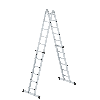 Teleskopleiter Alu 4x6 Sprossen