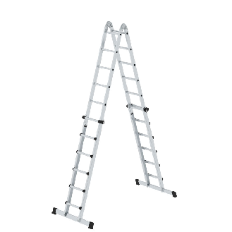 Teleskopleiter Alu 4x6 Sprossen-Beschreibung lesen