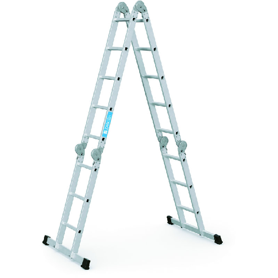Vielzweckleiter Multitec M Alu.Sprossen 2x3+2x5 gekl.H1500xB900xT260mm Holzbelag Vielzweckleiter Multitec M Alu.Sprossen 2x3+2x5 gekl.H1500xB900xT260mm Holzbelag-Beschreibung lesen