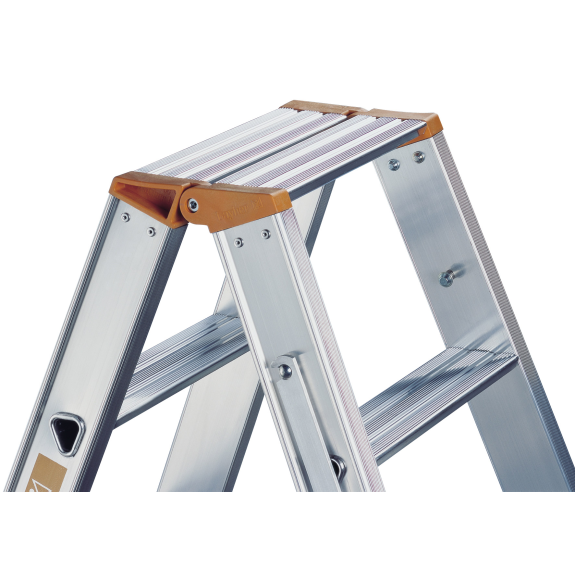 Stufenstehleiter TOPIC 2x6 Stufen Alu.Gesamt-H.1500mm Stufenstehleiter TOPIC 2x6 Stufen Alu.Gesamt-H.1500mm-Beschreibung lesen