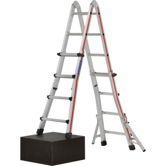 Teleskopleiter aus Aluminium 4x4-Beschreibung lesen