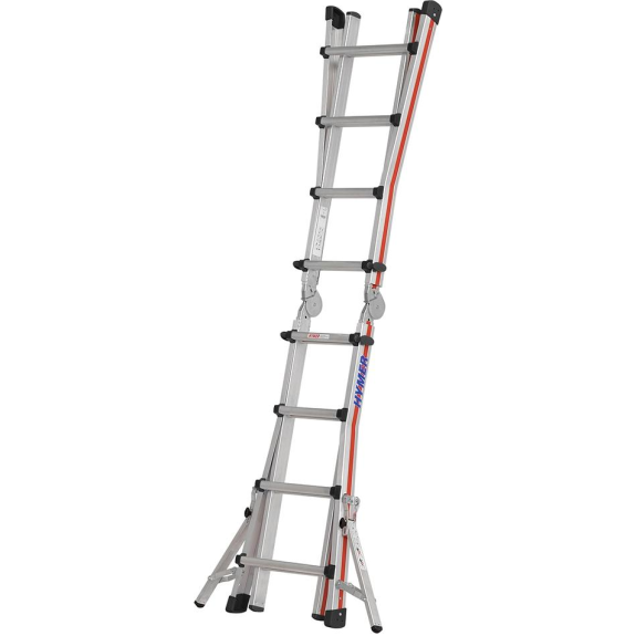 Teleskopleiter aus Aluminium 4x4-Beschreibung lesen