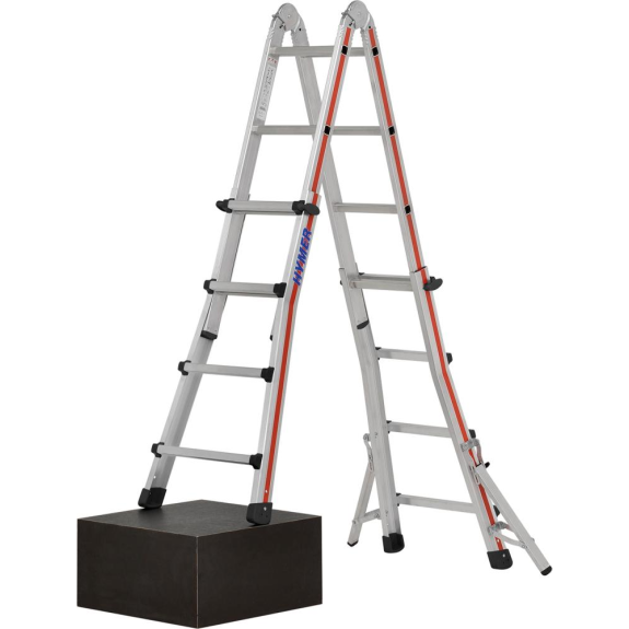 Teleskopleiter aus Aluminium 4x4-Beschreibung lesen