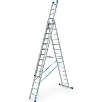 Mehrzweckleiter Skyter Plus X 3x14 Sprossen Alu.Arbeits-H.b.ca.10200mm-Beschreibung lesen