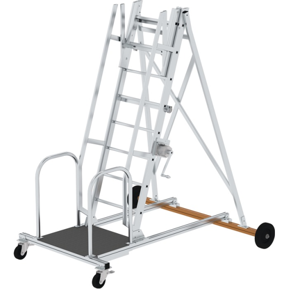 Échelle pour camion citerne type 2 Alu.H5400xL3160xL2040mm Pltform-H.2970-4300mm-Leer más