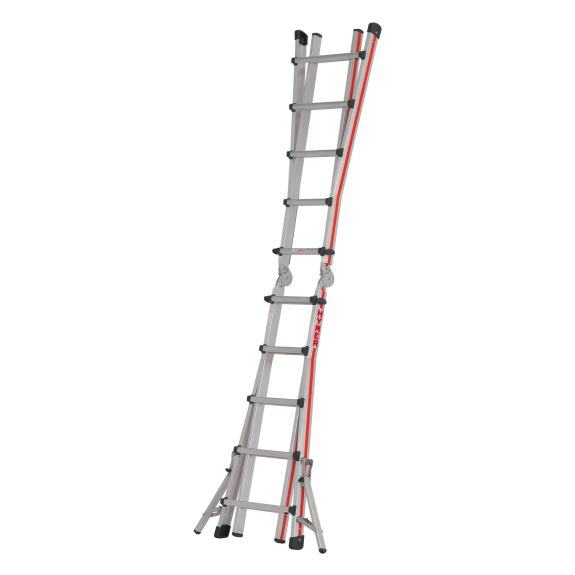 Teleskopleiter Alu 4x5 Sprossen-Beschreibung lesen