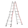 Teleskopleiter Alu 4x5 Sprossen