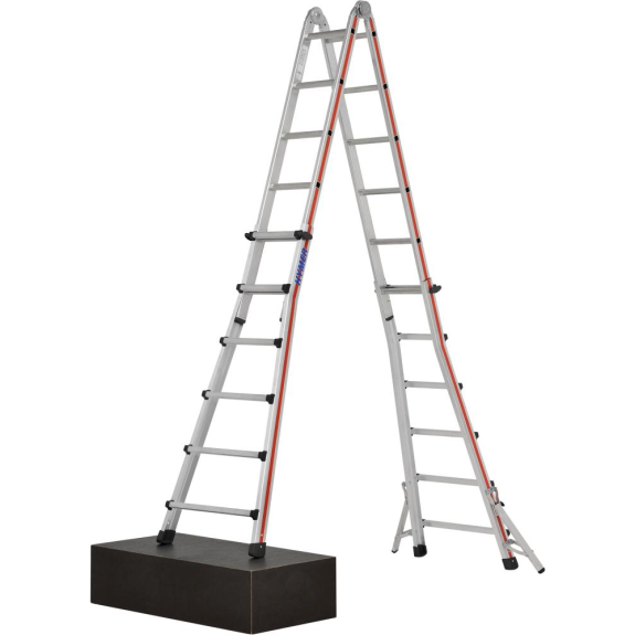 Teleskopleiter Alu 4x6 Sprossen Teleskopleiter Alu 4x6 Sprossen-Beschreibung lesen