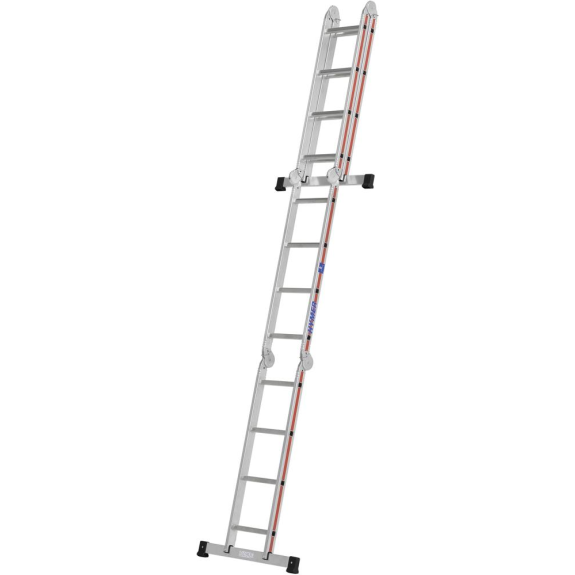Vielzweckleiter Alu.Sprossen 4x4 geklappt H1200xB810xT300mm Vielzweckleiter Alu.Sprossen 4x4 geklappt H1200xB810xT300mm-Beschreibung lesen