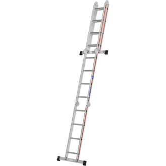 Vielzweckleiter Alu.Sprossen 4x4 geklappt H1200xB810xT300mm-Beschreibung lesen