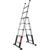 Stufen-Teleskop-Kombileiter Combi-Line Alu.6+2Stufen max.Gesamtbelast.150kg