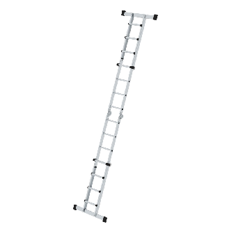 Teleskopleiter Alu 4x4 Sprossen max Gesamtbelastung 150kg-Beschreibung lesen