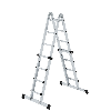 Teleskopleiter Alu 4x4 Sprossen