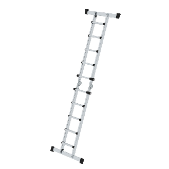 Teleskopleiter Alu 4x5 Sprossen-Beschreibung lesen