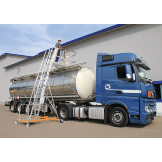Tankwagenleiter Typ 1 Alu.H5400xL3160xB2000mm Pltform-H.2970-4300mm-Beschreibung lesen