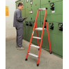 Stufenstehleiter 3 Stufen GFK Gesamt-H.1400mm Kunststoff-Ablageschale Stufenstehleiter 3 Stufen GFK Gesamt-H.1400mm Kunststoff-Ablageschale