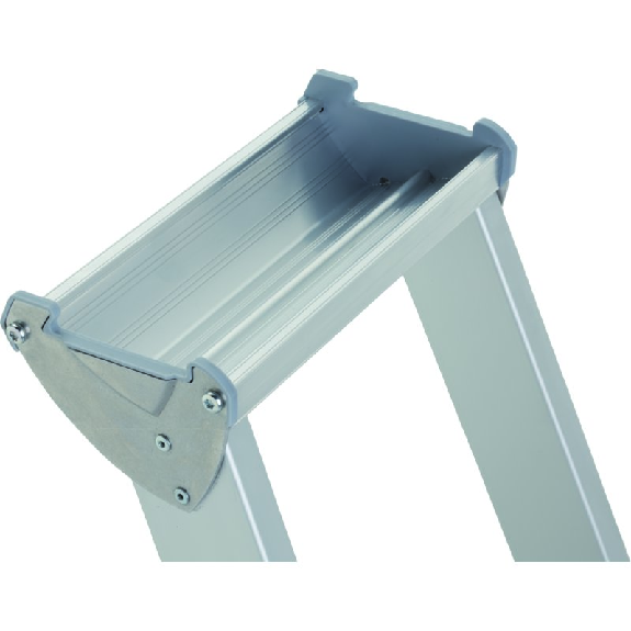Stufenstehleiter 6 Stufen Alu eloxiert Gesamt-H 2330mm Stufenstehleiter 6 Stufen Alu eloxiert Gesamt-H 2330mm-Beschreibung lesen