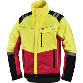 Forstschutzjacke Komfort Gr.XXL neongelb/rot-Beschreibung lesen
